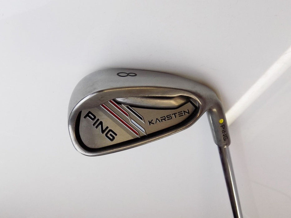 Ping Karsten Yellow Dot 8 Iron Ping CFS R Flex Steel Shaft Lamkin Grip