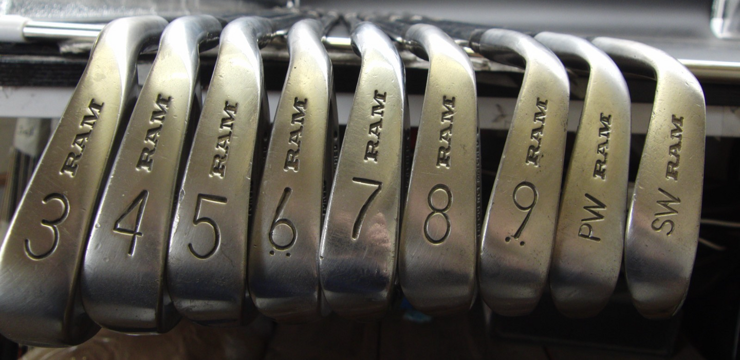 Set of Ram Lazer FX 3-SW Irons + Kamuipro Driver+ 3 + 5 Wood + Putter