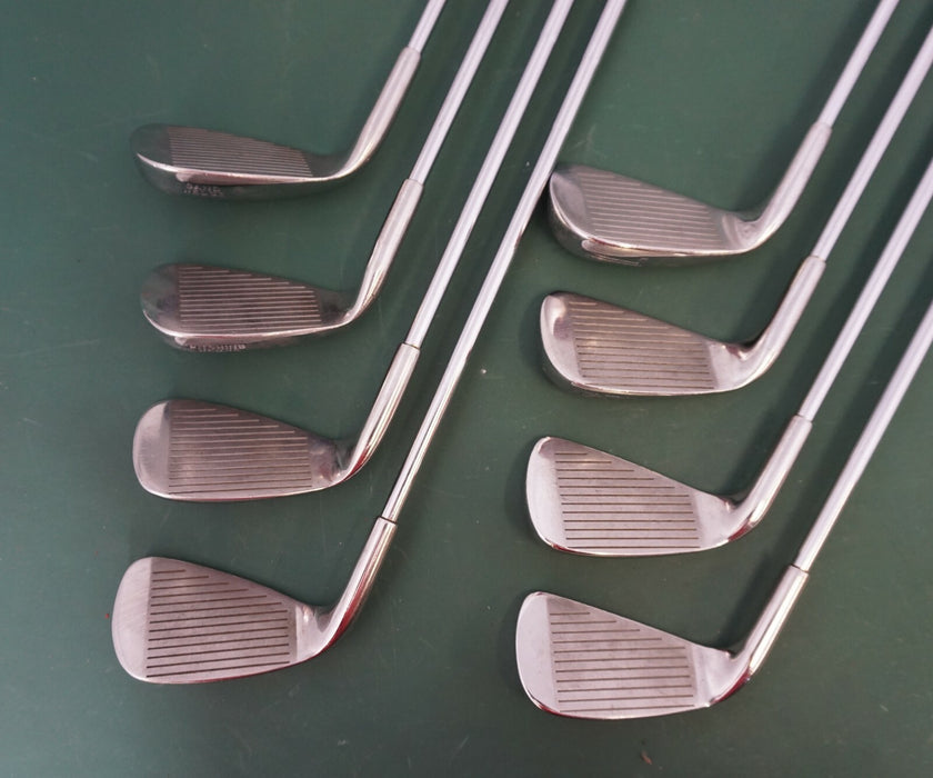 Vintage Ladies Set of 8 x Lady Craigton Stainless Irons 4-SW Ladies Steel Shaft