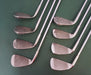 Vintage Ladies Set of 8 x Lady Craigton Stainless Irons 4-SW Ladies Steel Shaft