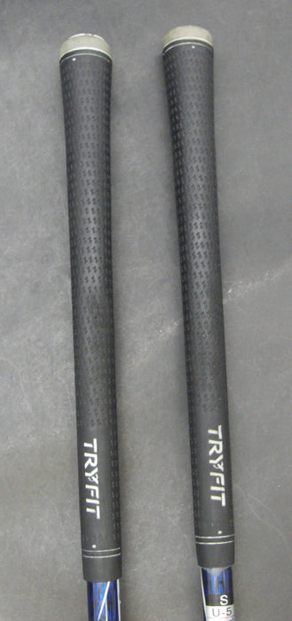 Set of 2 Tobunda Try Fit 22° 5+ 25° 7 Hybrids Stiff Graphite Shafts Try Fit Grip