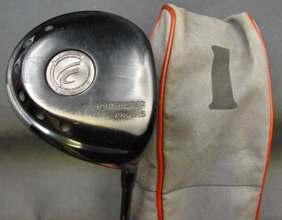 Maruman Pro 9.5° Driver Regular Graphite Shaft Golf Pride Grip + Headcover