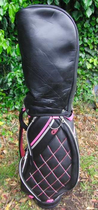5 Division aG Pink Golf Cart Carry Trolley Golf Clubs Bag*