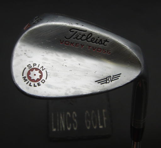 Titleist Vokey TVD Spin Milled 56° Sand Wedge Stiff Steel Shaft Perfect Pro Grip