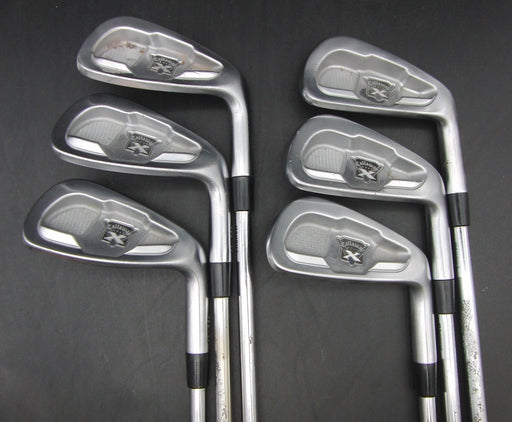Set of 6x Callaway X Forged 2009 5-PW Irons Regular Steel Shafts