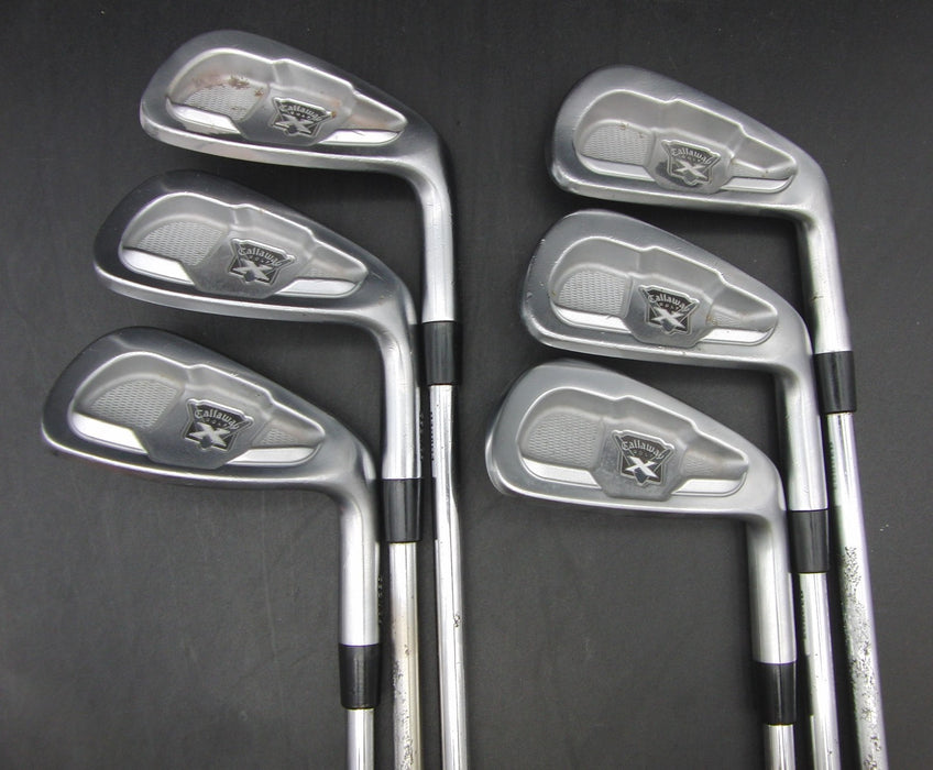 Set of 6x Callaway X Forged 2009 5-PW Irons Regular Steel Shafts