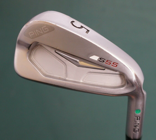 Ping S55 Green Dot 5 Iron Stiff Steel Shaft Lamkin Grip