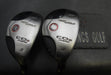 Set of 2 Gear 4 Golf Co2 3+4 Hybrids Regular Graphite Shafts CO2 Grips