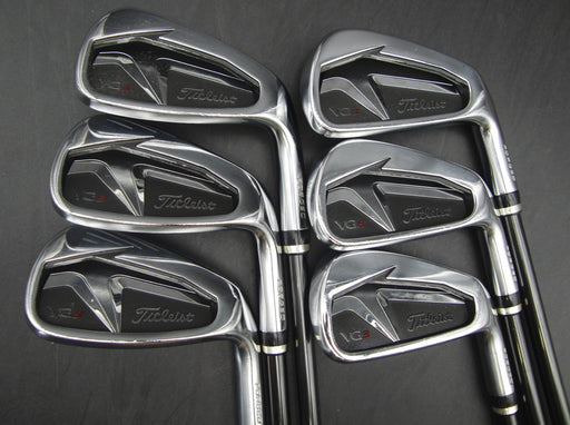 Set of 6x Titleist VG3 5-PW Irons Stiff Graphite Shafts VG3 Grips