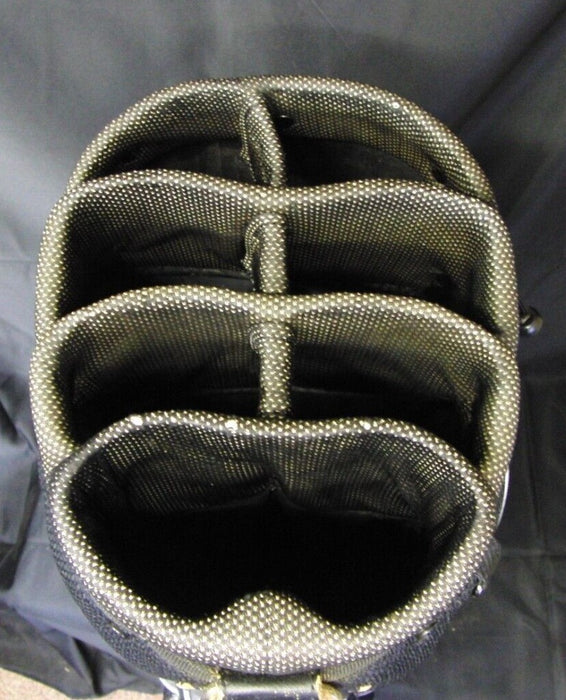 Japanese Luxury 7 Division Legsus Black & Grey Tour Cart Golf Clubs Bag