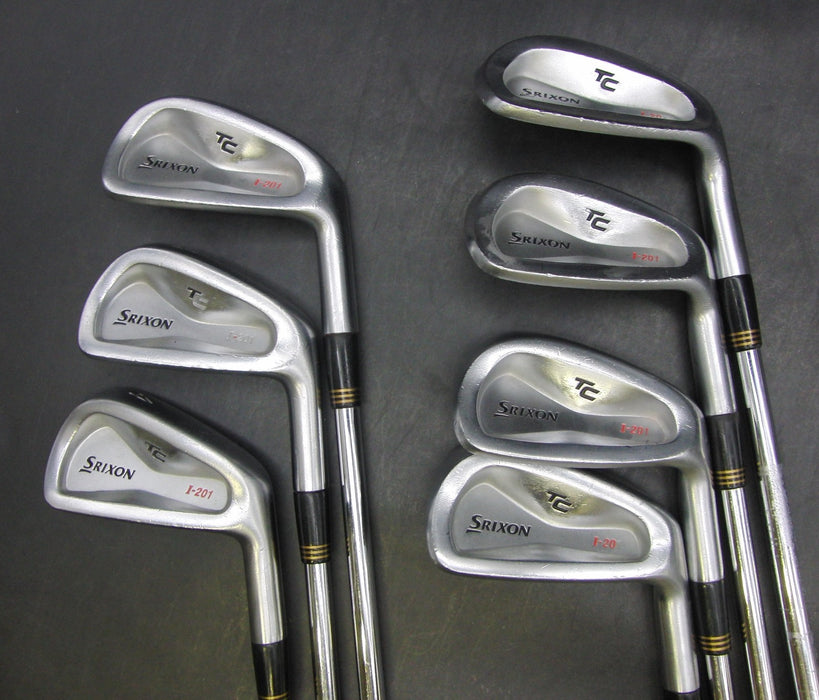 Set of 7 x Srixon I-201 TC Irons 4-PW Stiff Steel Shafts Elite Grips*