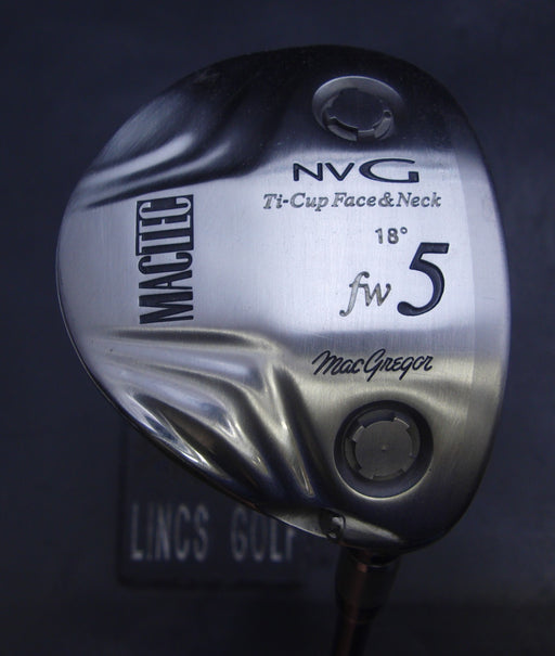 MacGregor Mactec NVG Ti-Cup Face & Neck 18° 5 Wood Regular Graphite Shaft