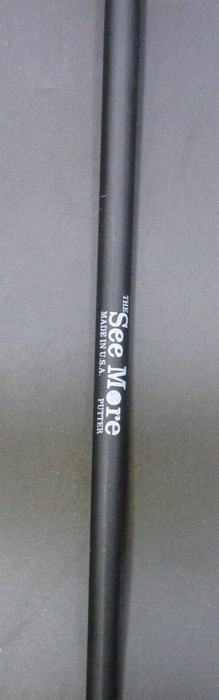 The SeeMore with Ground Plumb Putter Graphite Shaft 88cm Length SeeMore Grip