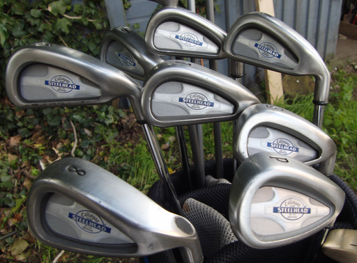 Set Of Callaway SteelHead X-14 +Callaway 3+7 Wood+ ProModel Putter*