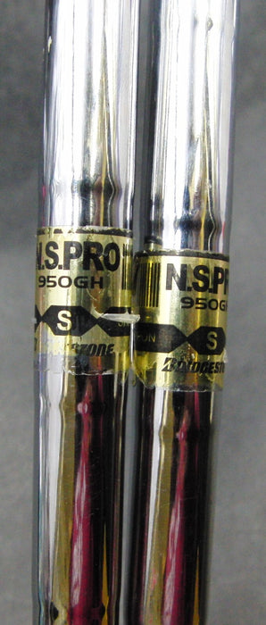 Set of 2 Bridgestone Beam Z Gap & Sand Wedges Stiff Steel Shafts Black Grips