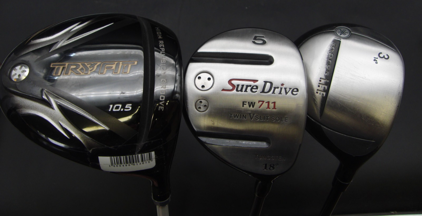 Set of Wilson Envoy 3-PW Irons + Try Fit Driver + 3 + 5 Wood + Tour Model Putter