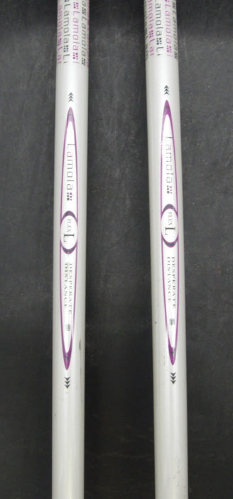 Set of 2 Ladies Lamola 23° + 27° Hybrids Ladies Graphite Shafts Lamola Grips