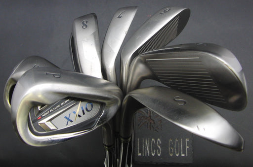 Set of 7x XXIO Next Future Tech 5-SW Irons Regular Steel Shafts XXIO Grips