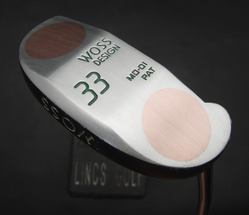 WOSS Design 33 MO-01 PAT Putter 88cm Length Steel Shaft WOSS Grip