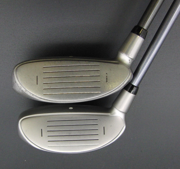 Set of 2 Ladies PRGR Zoom C 4+5 Hybrids Ladies Graphite Shafts Mixed Grips