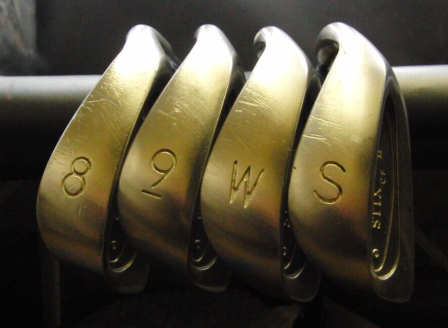 Set of 4 x Stix CF II Irons 8-SW Stiff Steel Shafts Avon Grips