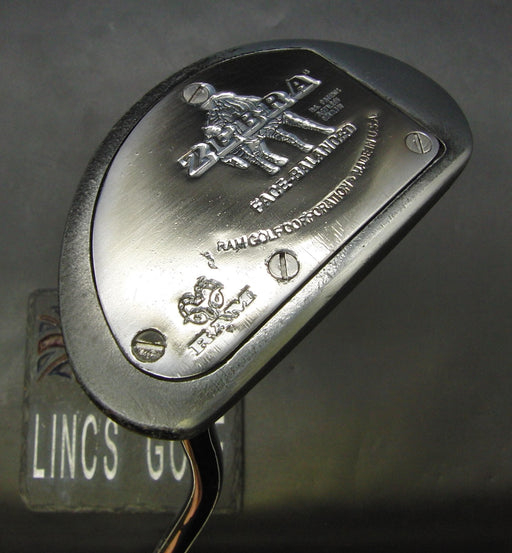 RAM Zebra Face Balanced Putter 88.5cm Playing Length Steel Shaft Royal Grip