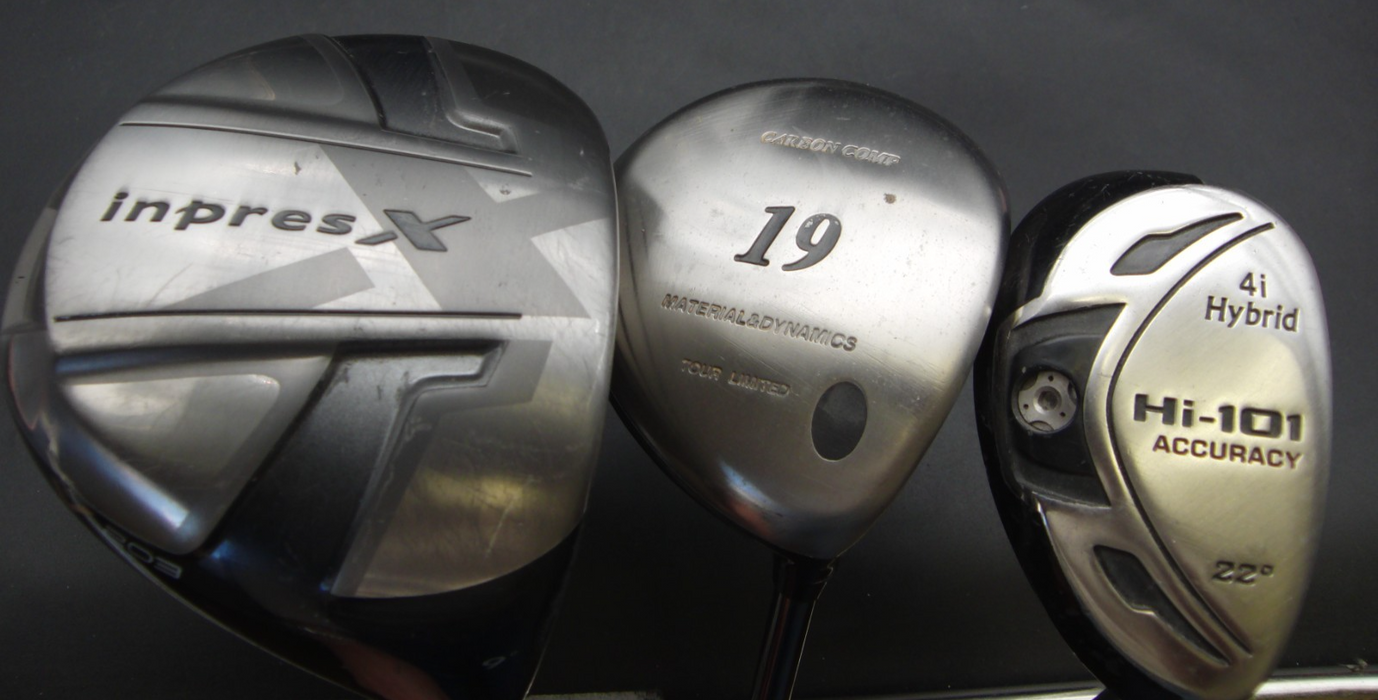 Set Of Mizuno Tour Proven 3-SW Irons + 6 Wood + 4 Hybrid + Driver + Putter