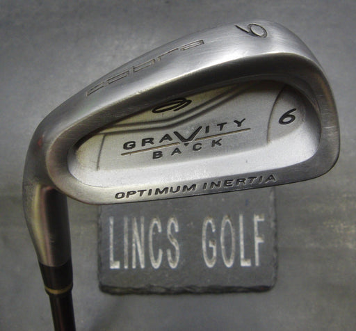 Left Handed Cobra Gravity Back 6 Iron Regular Graphite Shaft Cobra Grip
