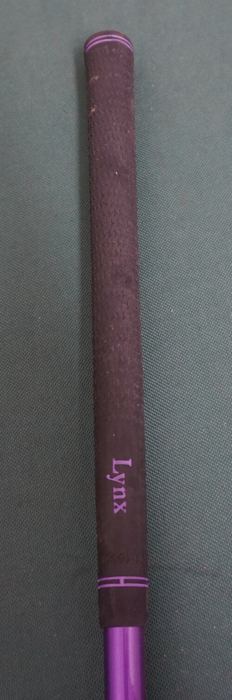 Lynx Black Cat 9 Iron Seniors Steel Shaft Lynx Grip