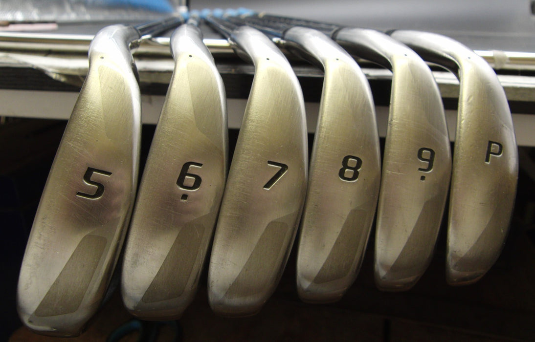 Set of 6x Bridgestone TourStage ViQ Irons 5-PW Stiff Steel Shafts Nexgen Grips*