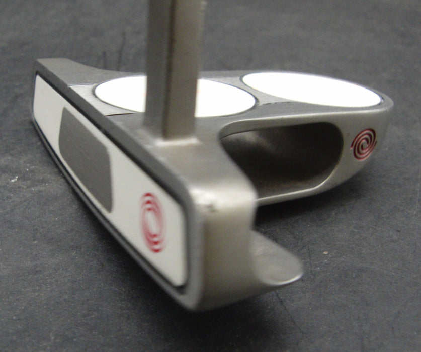 Odyssey White Steel 2 Ball Blade 2 Putter Steel Shaft 87cm Length Psyko Grip*