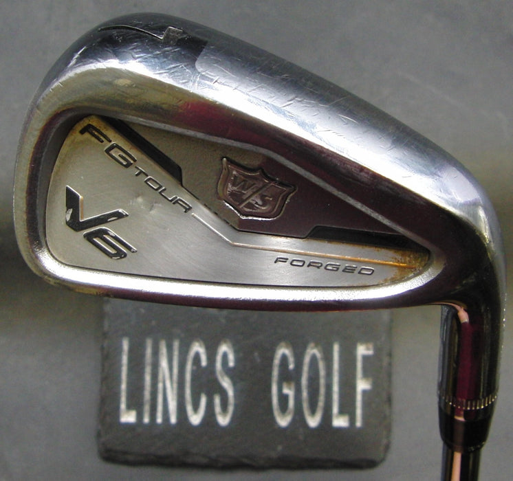 Wilson Staff FG Tour V6 7 Iron Stiff Steel Shaft Lamkin Grip