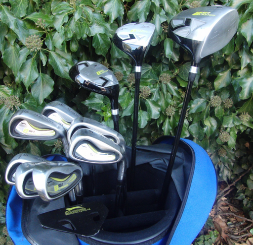 Set of Slazenger B51 5-SW+ Driver + 3 Wood + 21 Degree Hybrid + Putter + Bag*