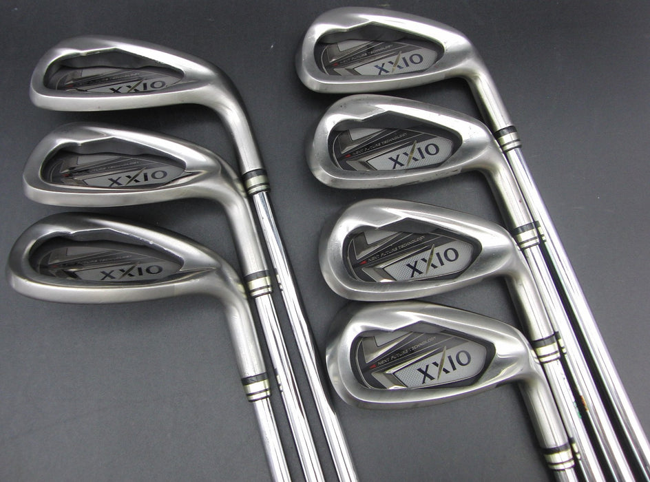 Set of 7x XXIO Next Future Tech 5-SW Irons Regular Steel Shafts XXIO Grips