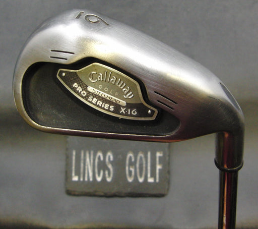 Callaway Steelhead Pro Series X-16 6 Iron Stiff Steel Shaft Callaway Grip