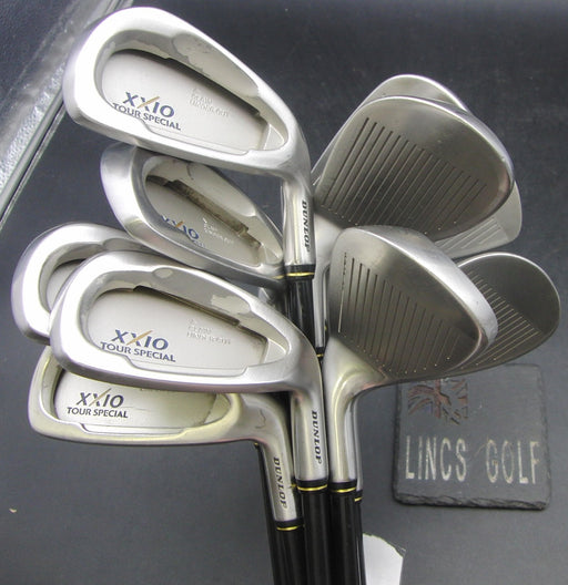 Set of 10x XXIO Tour Special 3-SW + AW Irons Stiff Graphite Shafts XXIO Grips*