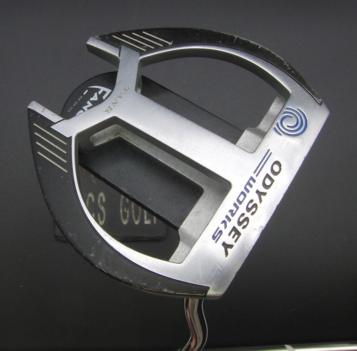 Odyssey Works Tank Fang Putter Steel Shaft 85cm Length Odyssey Grip*