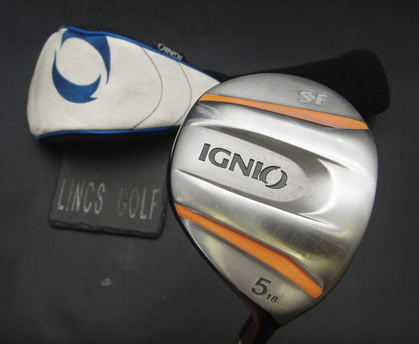 Ignio SF 18° 5 Wood Stiff Graphite Shaft Ignio Grip & Ignio HeadCover