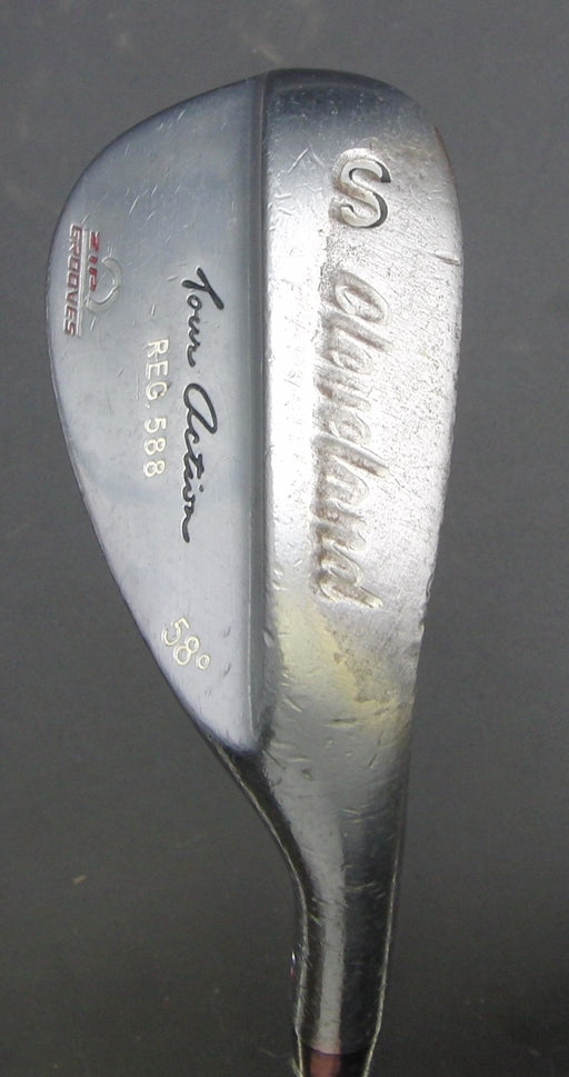 Cleveland Tour Action Reg.588 58° Sand Wedge Stiff Steel Shaft Iomic Grip