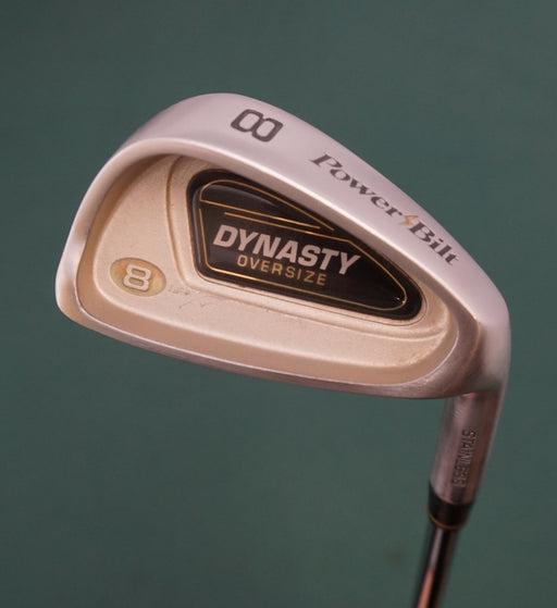 PowerBilt Dynasty 8 Iron Regular Steel Shaft PowerBilt Grip