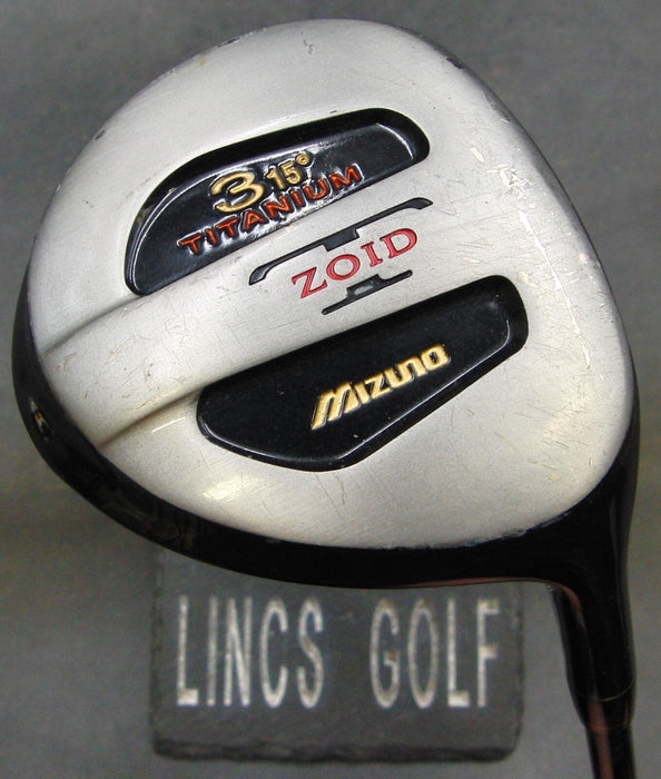 Mizuno T-Zoid 15° 3 Wood Stiff Graphite Shaft Royal Grip