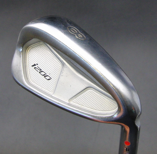 Ping i200 Red Dot 8 Iron Senior Steel Shaft Black Grip