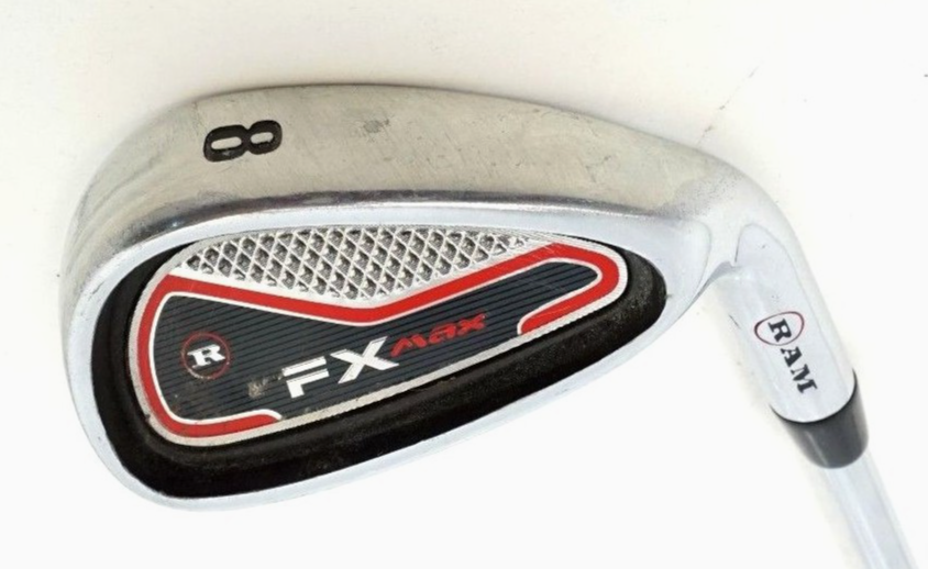 Ram FX Max 8 Iron Regular Steel Shaft Ram Grip