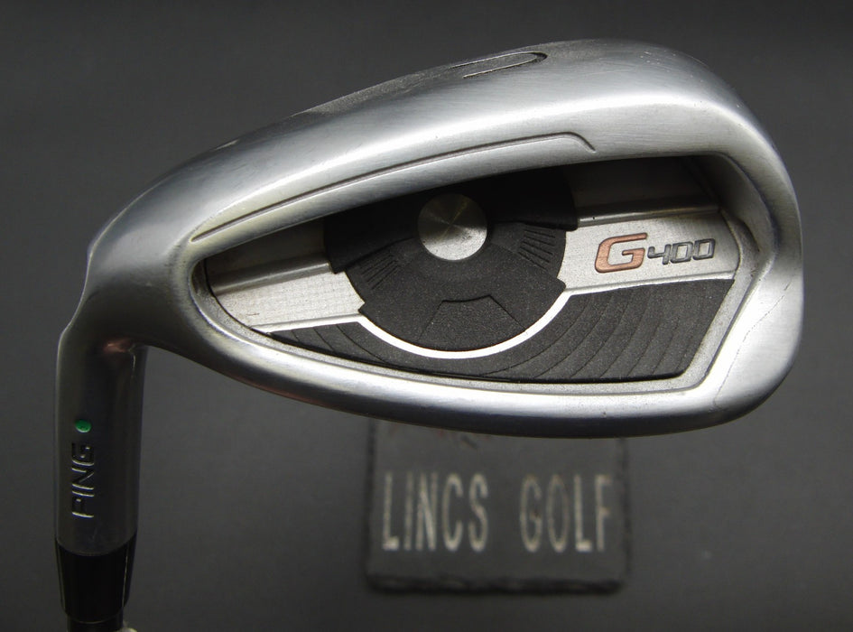 Left-Handed Ping G400 Green Dot Gap Wedge Regular Graphite Shaft Black Grip