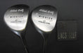 Set of 2 Allied Golf Mid Size 15° 3 Wood + 21° 5 Wood Regular Steel Shafts