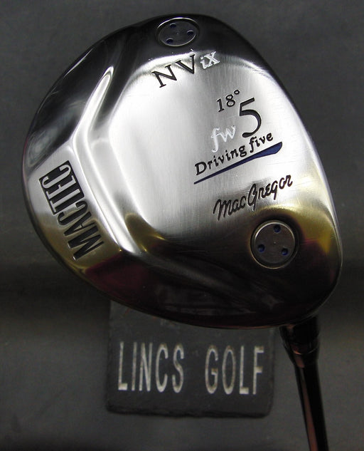 MacGregor Mactec NV iX Maraging 18° 5 Wood Regular Graphite Shaft MacTec Grip