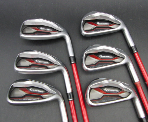 Set of 6x TaylorMade Aeroburner 5-PW Irons Regular Graphite Shafts