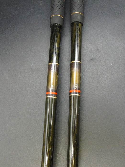 Set of 2 Maruman Grand Bigwin 3 & 4 Woods Regular Graphite Shafts Maruman Grips