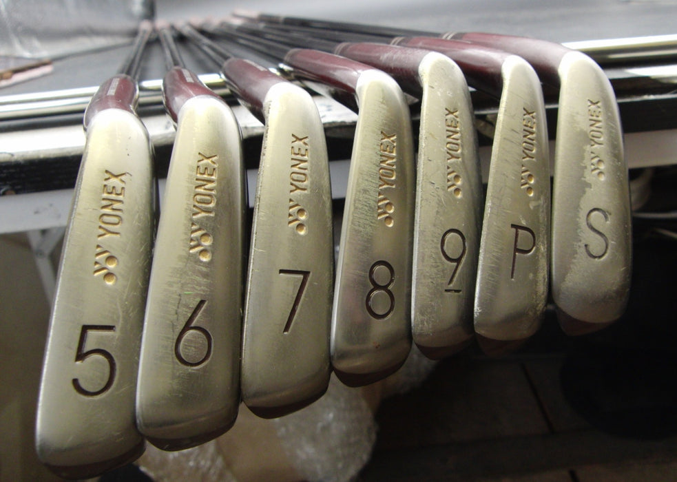 Set of 7x Ladies Yonex Carboniron FL2 5-SW Irons Ladies Graphite Shafts