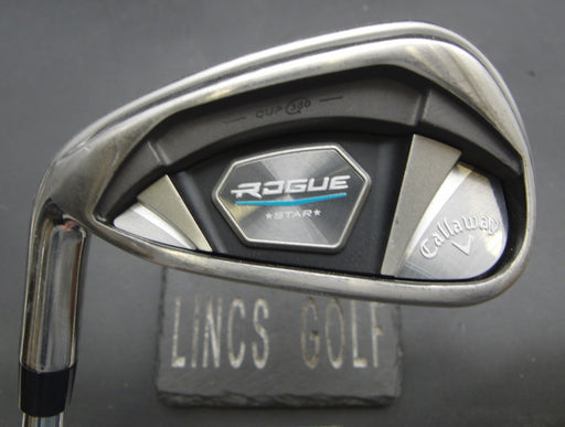 Left-Handed Callaway Rogue Star 6 Iron Stiff Steel Shaft Golf Pride Grip